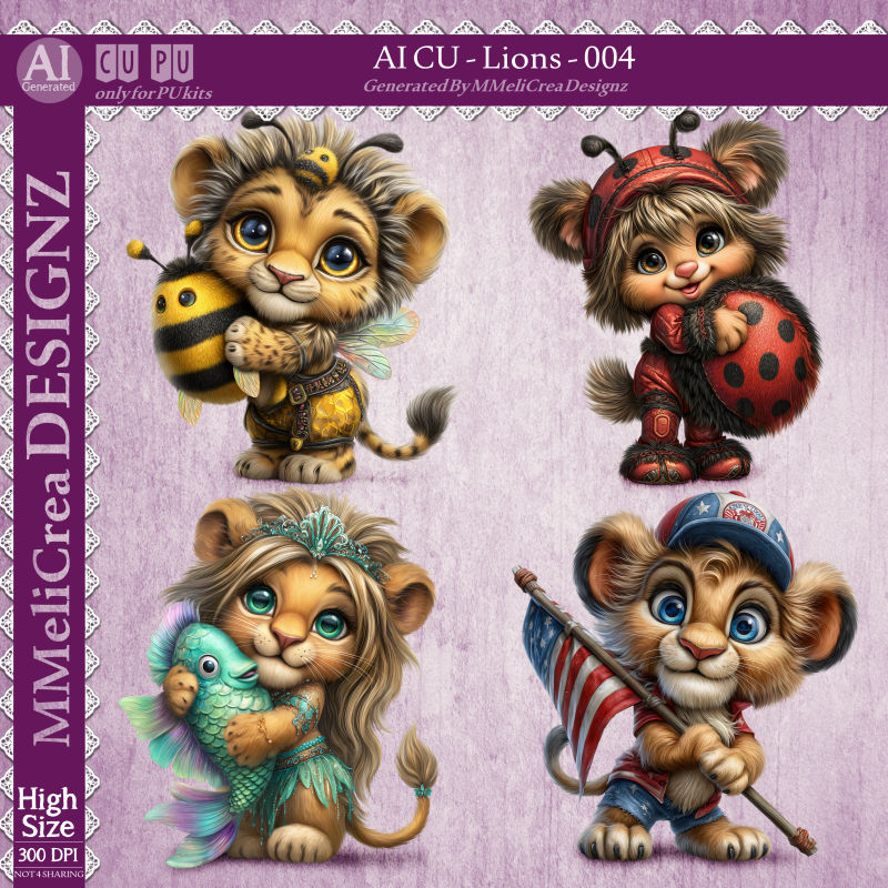 (image for) AI - Lions - CU004 (CU4PU/PNG)